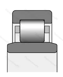Модификация подшипника А-672118Б1Т2 размер 90x140x24/30