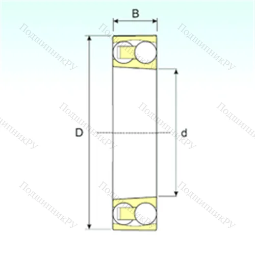 Подшипник шариковый радиальный самоцентрирующийся 2209 KTN 9