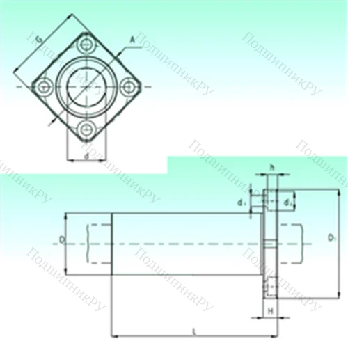 Подшипник шариковый линейный KBKL 12-PP