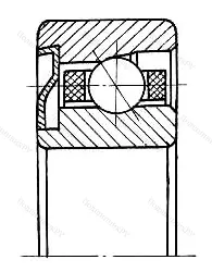 Модификация подшипника 4-606019Е размер 9x24x7 ГПЗ-4