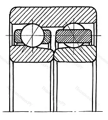 Подшипник  3304D (3086304) размер 20x52x22,2