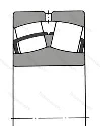 Модификация подшипника 4053134 размер 170x260x90 ГПЗ-34