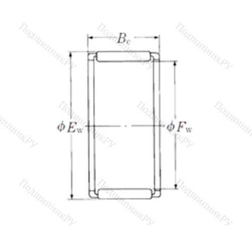 Подшипник игольчатый радиальный WJ-202620