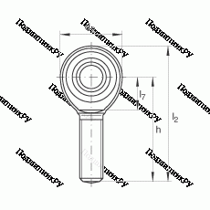 Подшипник GAKR 22-PW