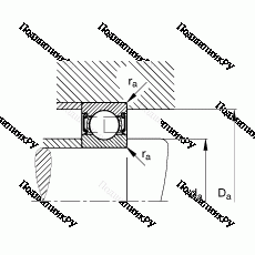 Подшипник 6304-2RSR
