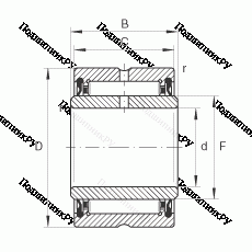 Подшипник NA 4908-2RSR-XL