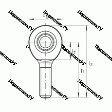 Подшипник GAR 10-UK