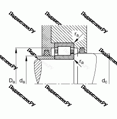 Подшипник NJ 330-E-M 1